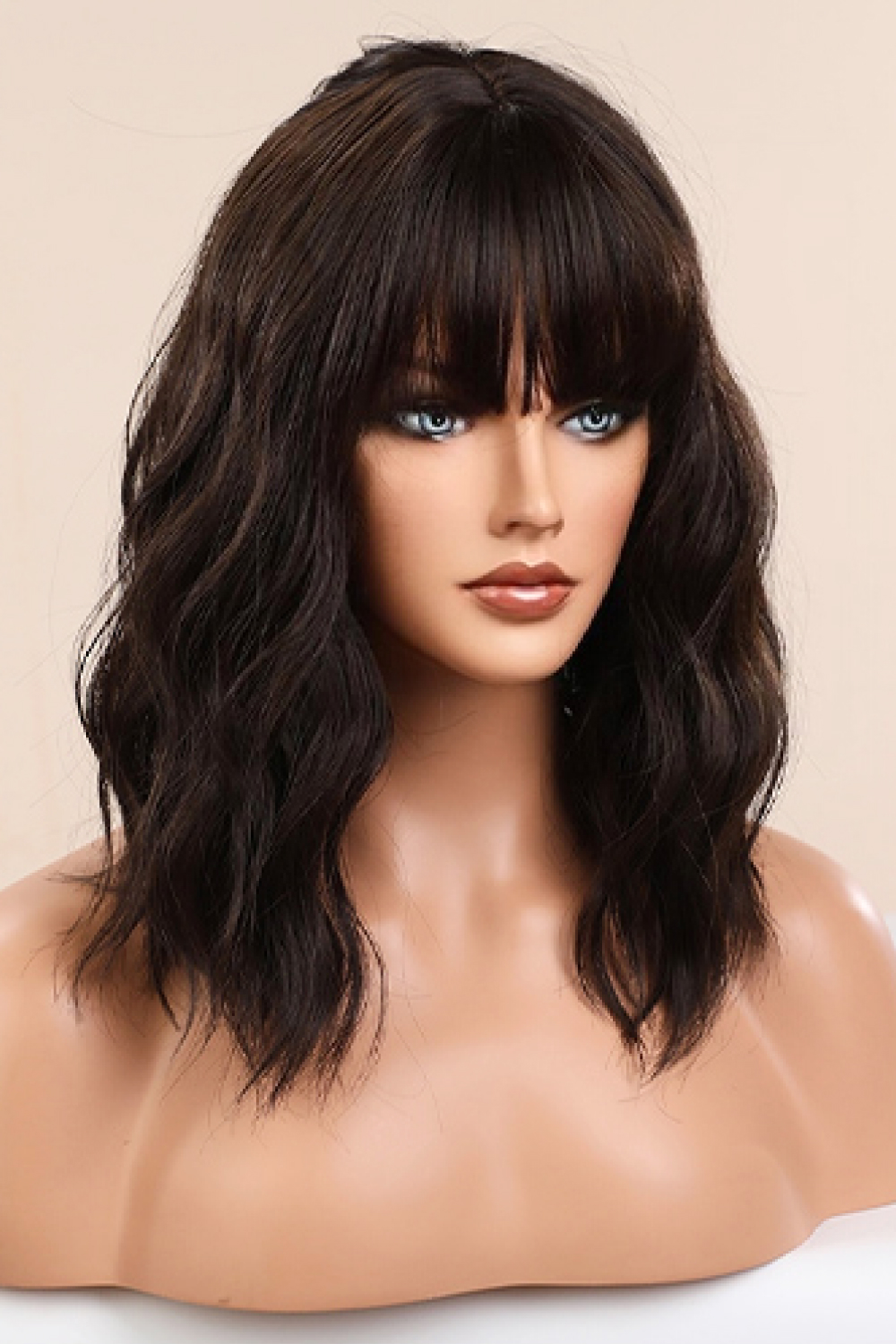 Natural Looking Synthetic Full Machine Bobo Wigs 12'' - Image 5